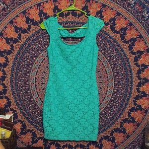 Teal dress